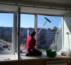 Мытье окон в однокомнатной квартире Раменское